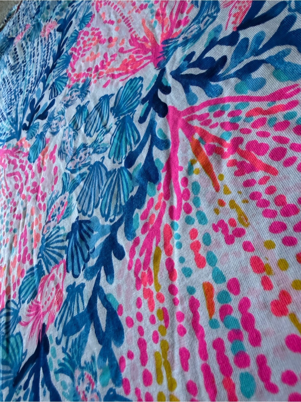 Lily Pulitzer Blue & Pink Floral Sundress small - Picture 3 of 8